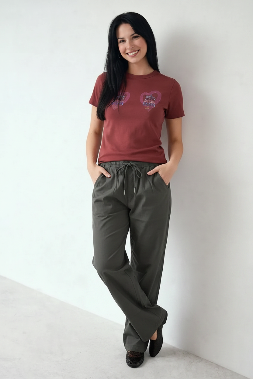 Women Army Regular Fit Track Pants