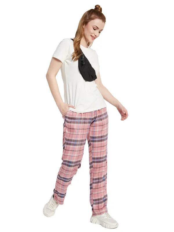 Check Print Lower With Drawstring