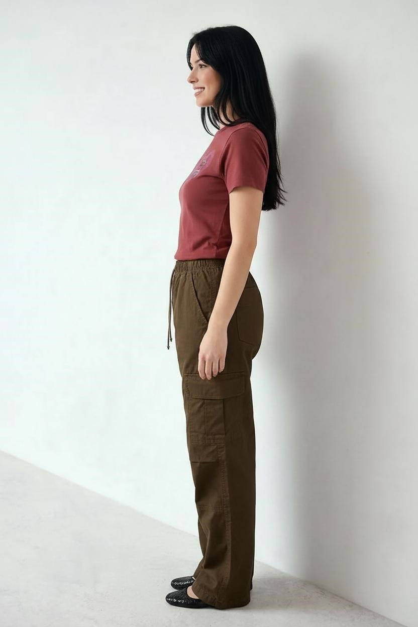 Women Cotton Regular Fit Cargos