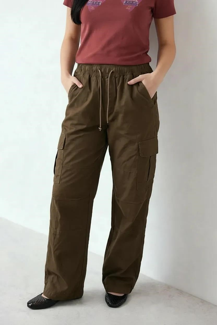 Women Cotton Regular Fit Cargos