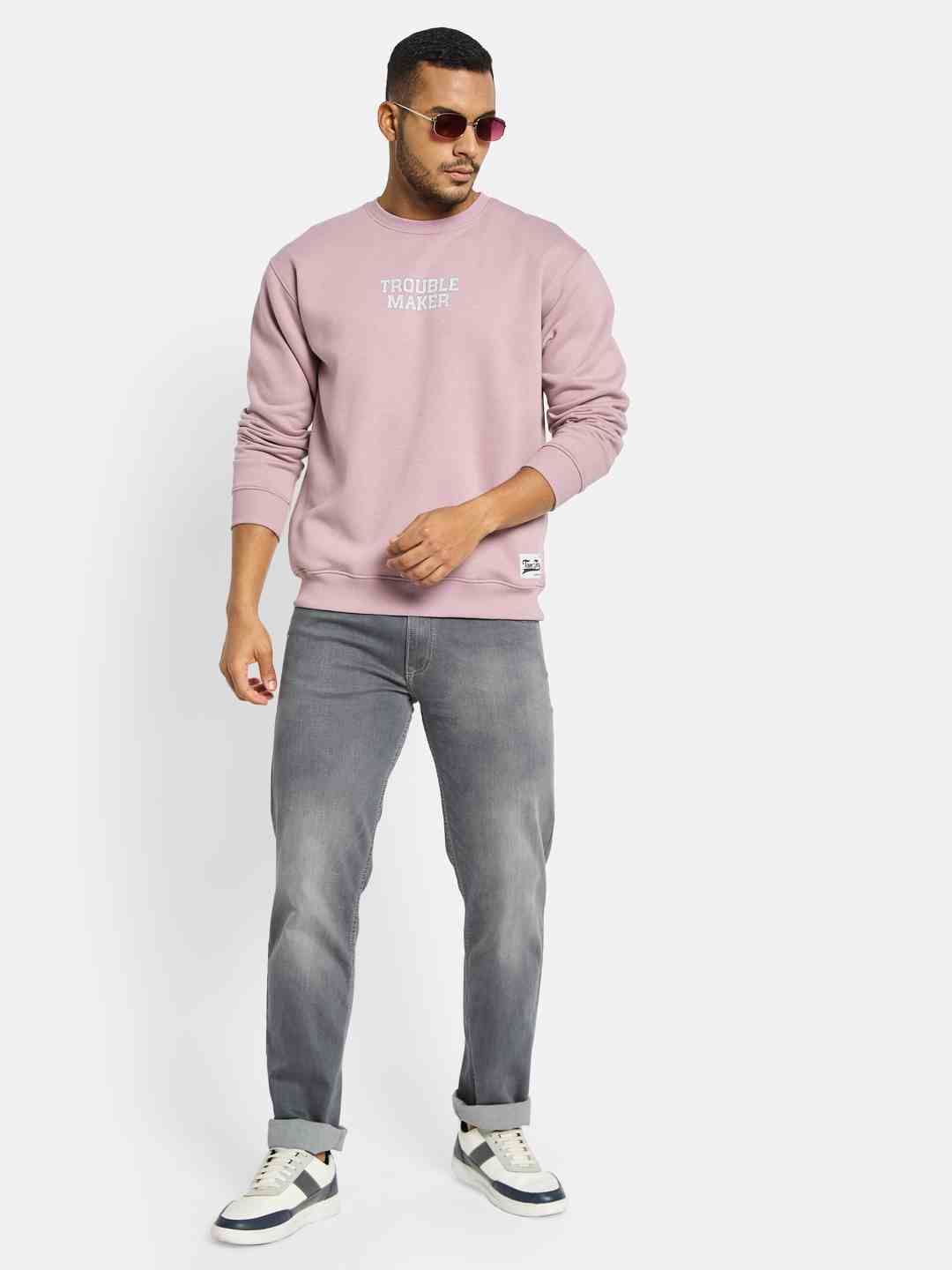 Octave Men Printed Sweatshirt