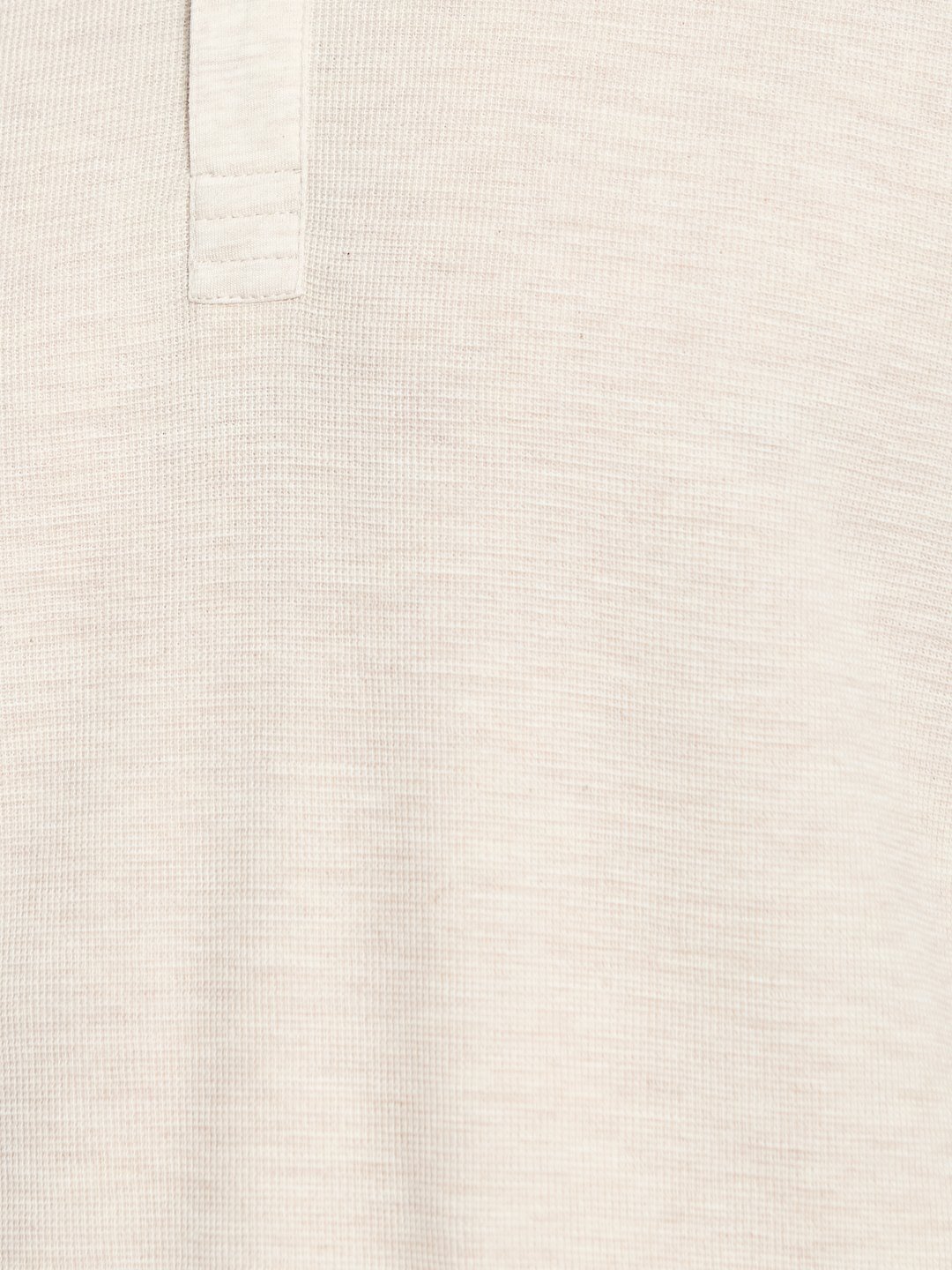 CORE HENLEY NECK WAFFLE KNIT T-SHIRT