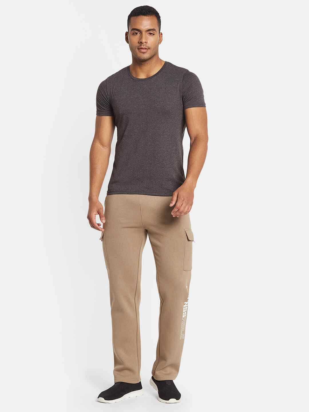 Octave Men Mid Rise Slip On Track Pants