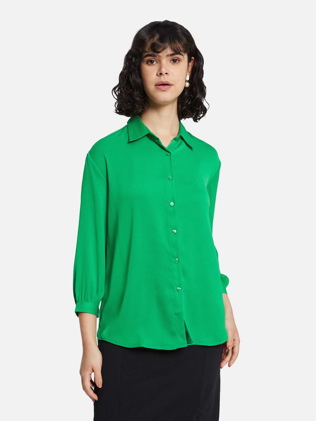 METTLE Women Opaque Casual Shirt METTLE Women Opaque Casual Shirt
