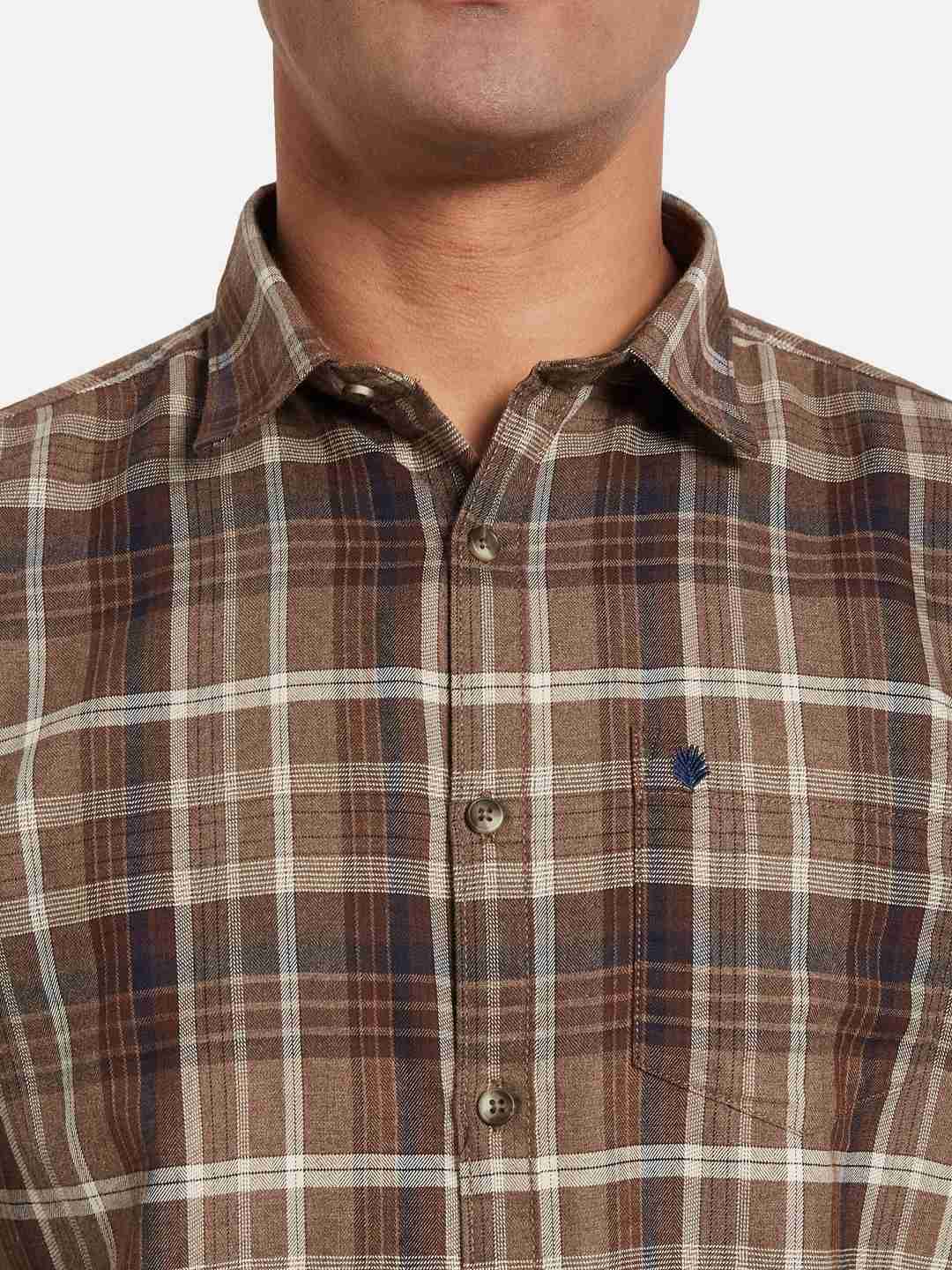METTLE Men Multi Stripes Opaque Striped Casual Shirt