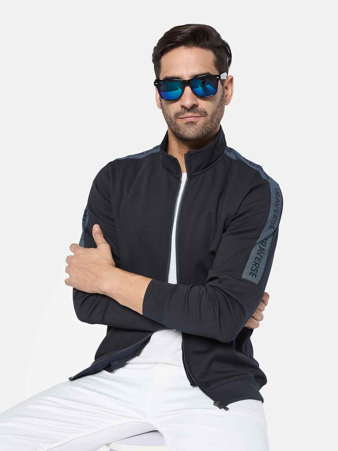 Octave Men Front-Open Sweatshirt