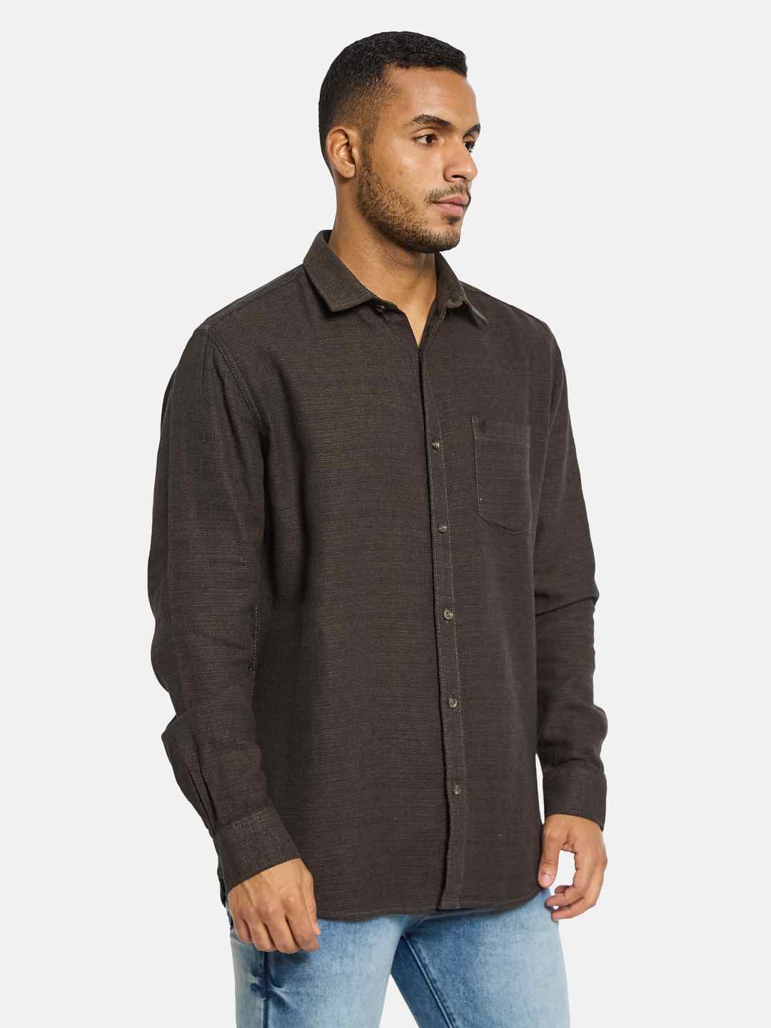 METTLE Men Opaque Casual Shirt