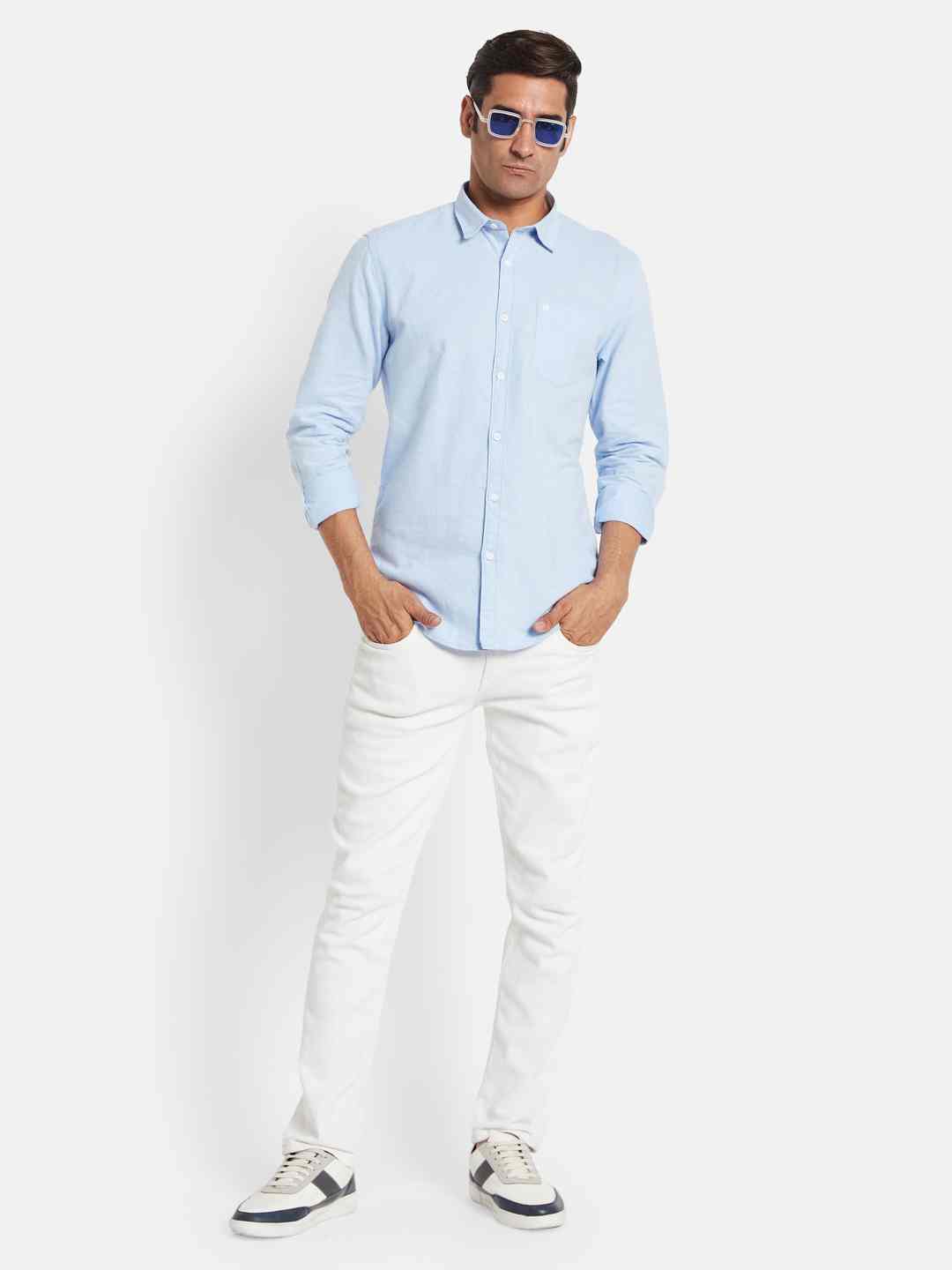METTLE Men Opaque Casual Shirt