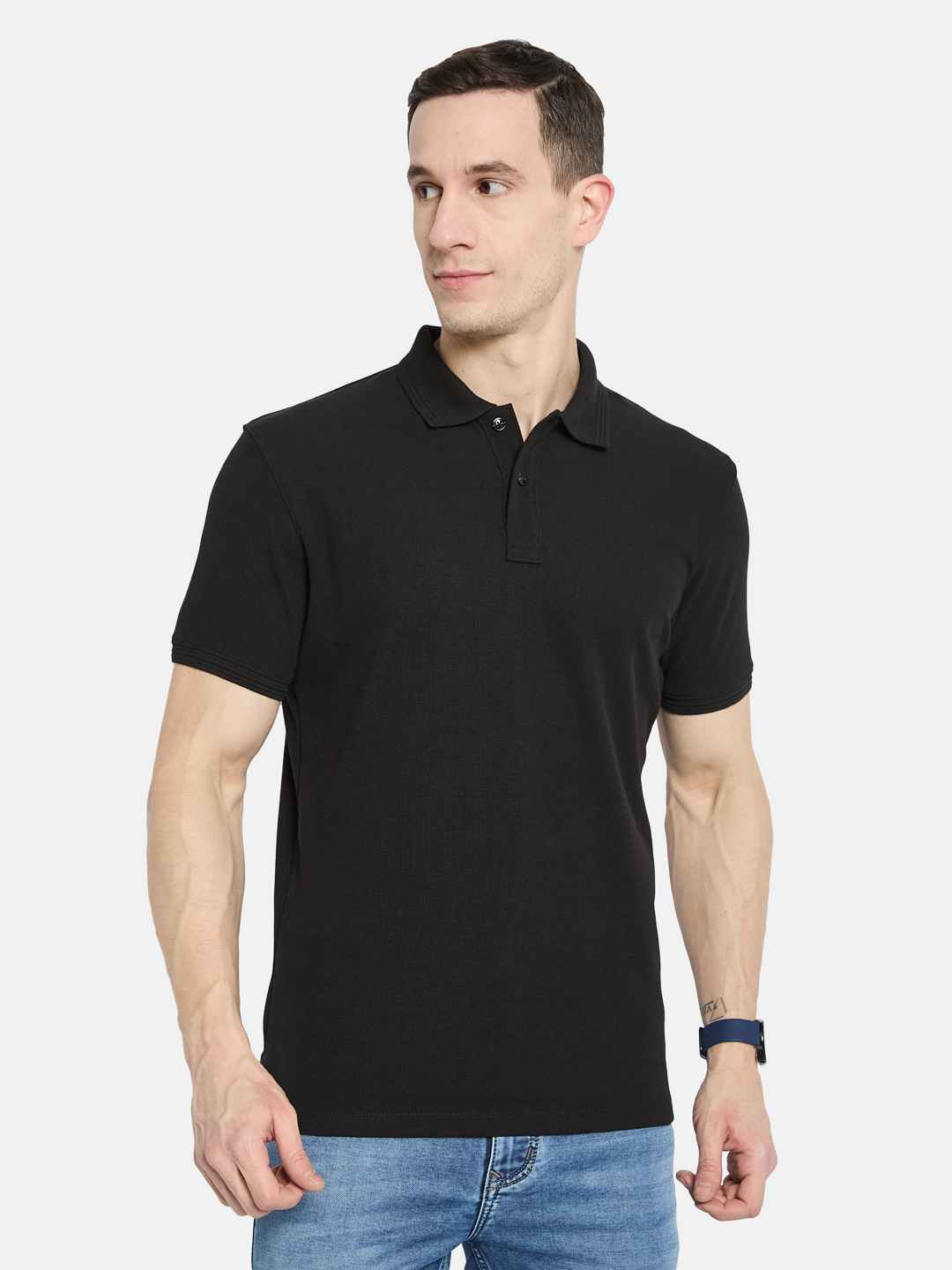 Octave Men Polo Collar T-shirt