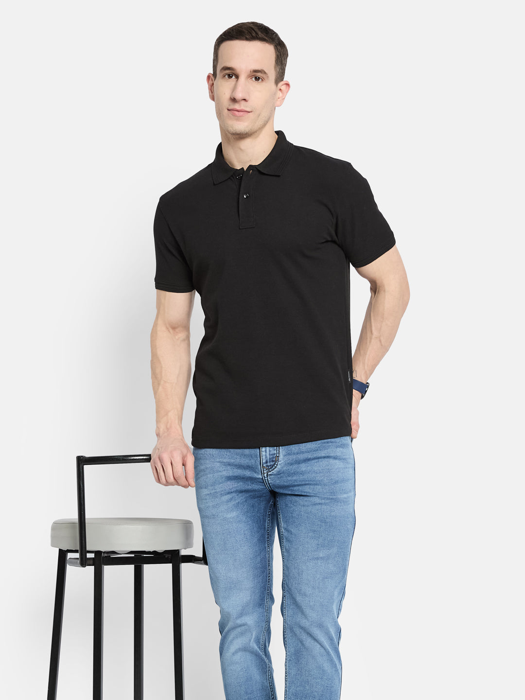 Octave Men Polo Collar T-shirt