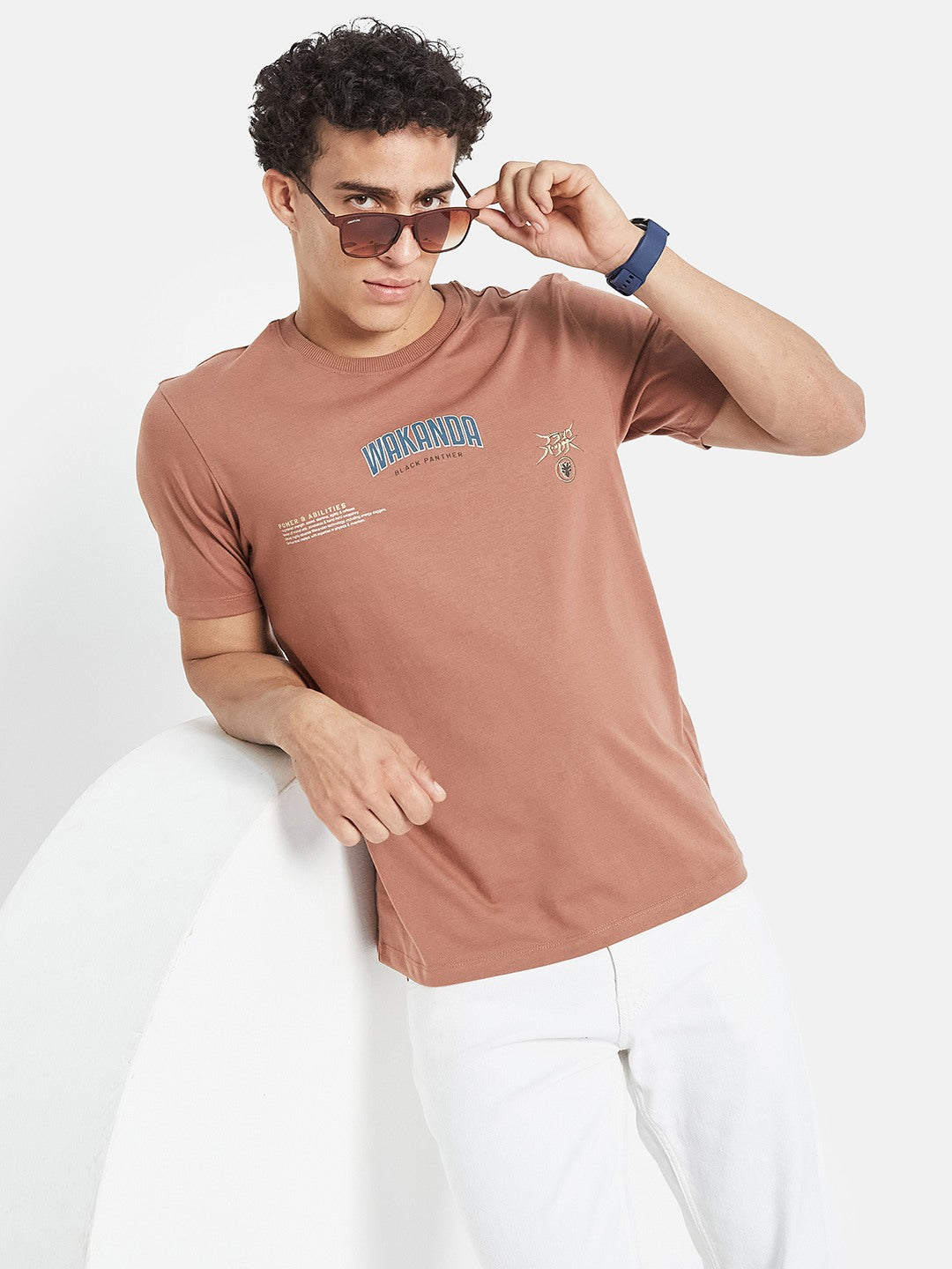 Octave Men Printed T-shirt