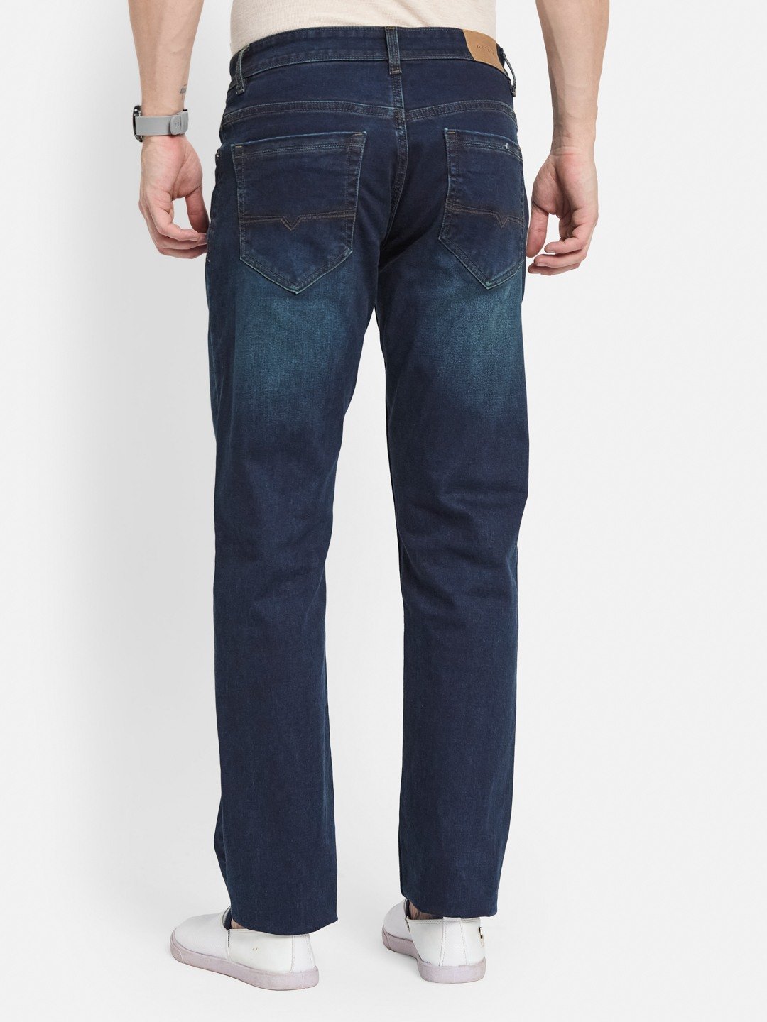 Octave Men Straight Fit Light Fade Stretchable Jeans