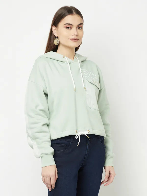 Women Dusty Mint Sweatshirts