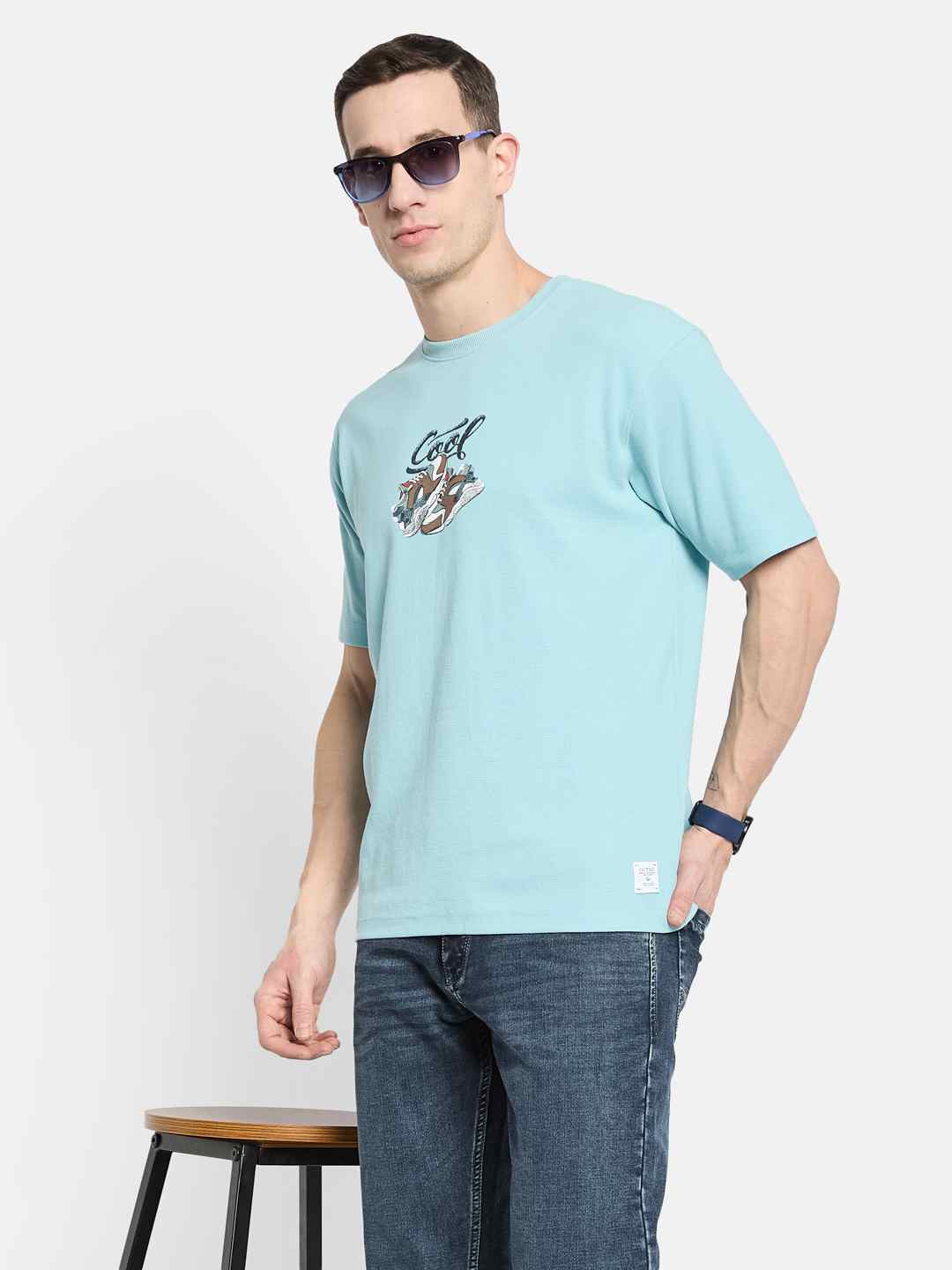 Octave Men Printed T-shirt