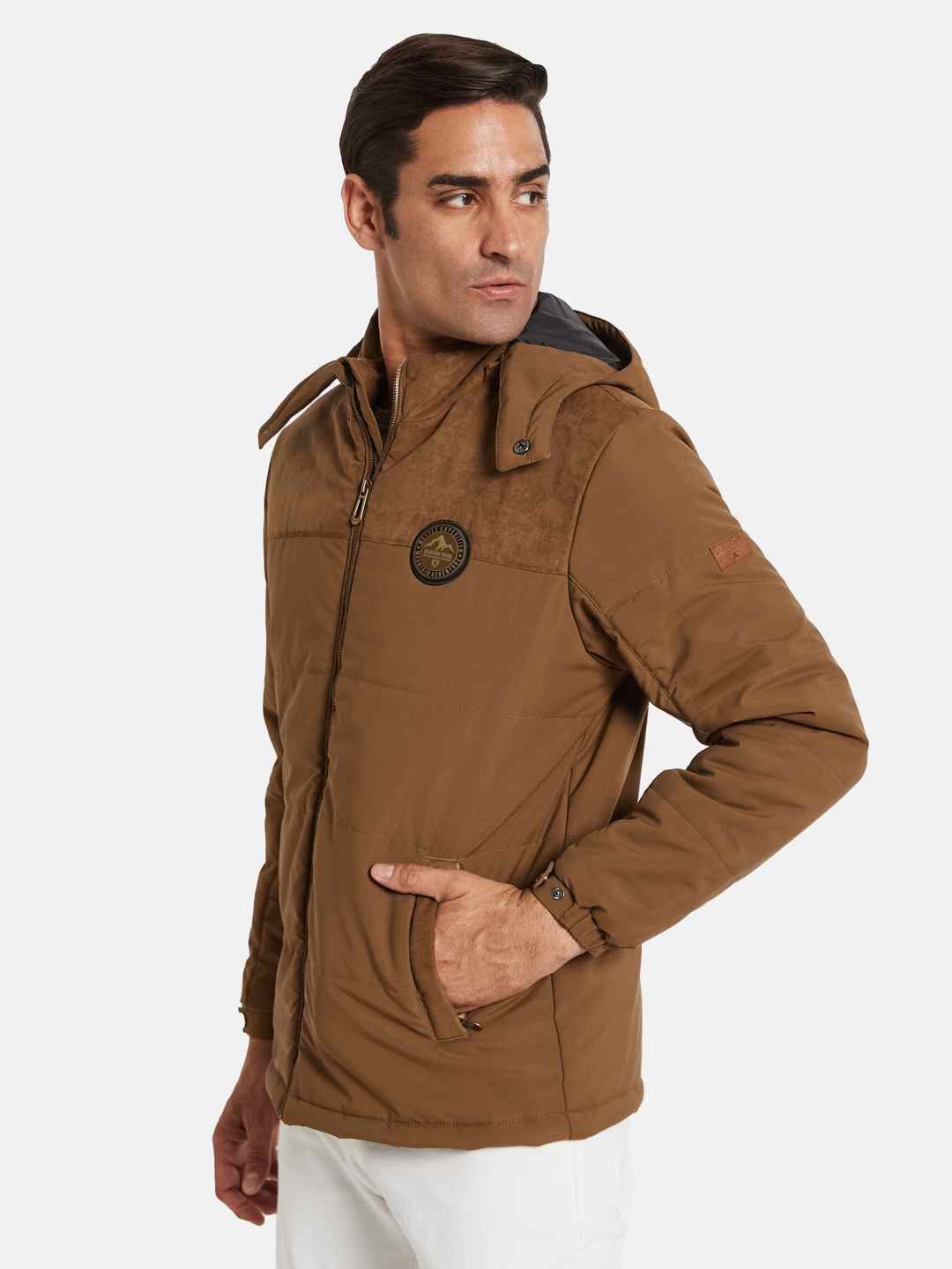 METTLE Men Colourblocked Jacket