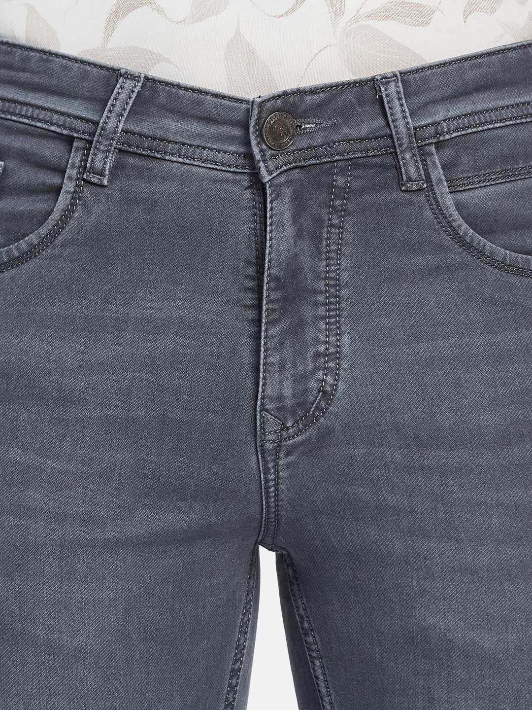 Octave Men Slim Fit Light Fade Stretchable Jeans
