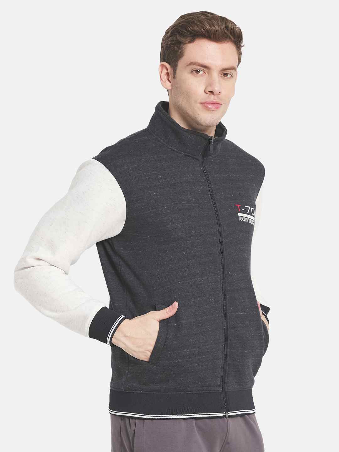 Octave Men Colourblocked Sweatshirt