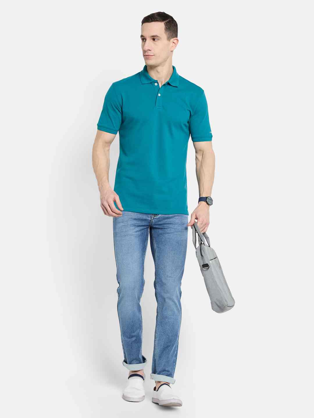 Octave Men Polo Collar T-shirt