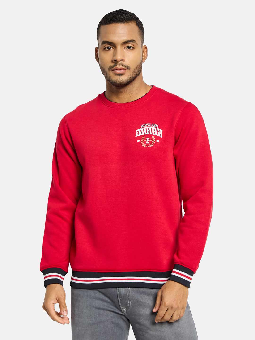 Octave Men Printed Sweatshirt