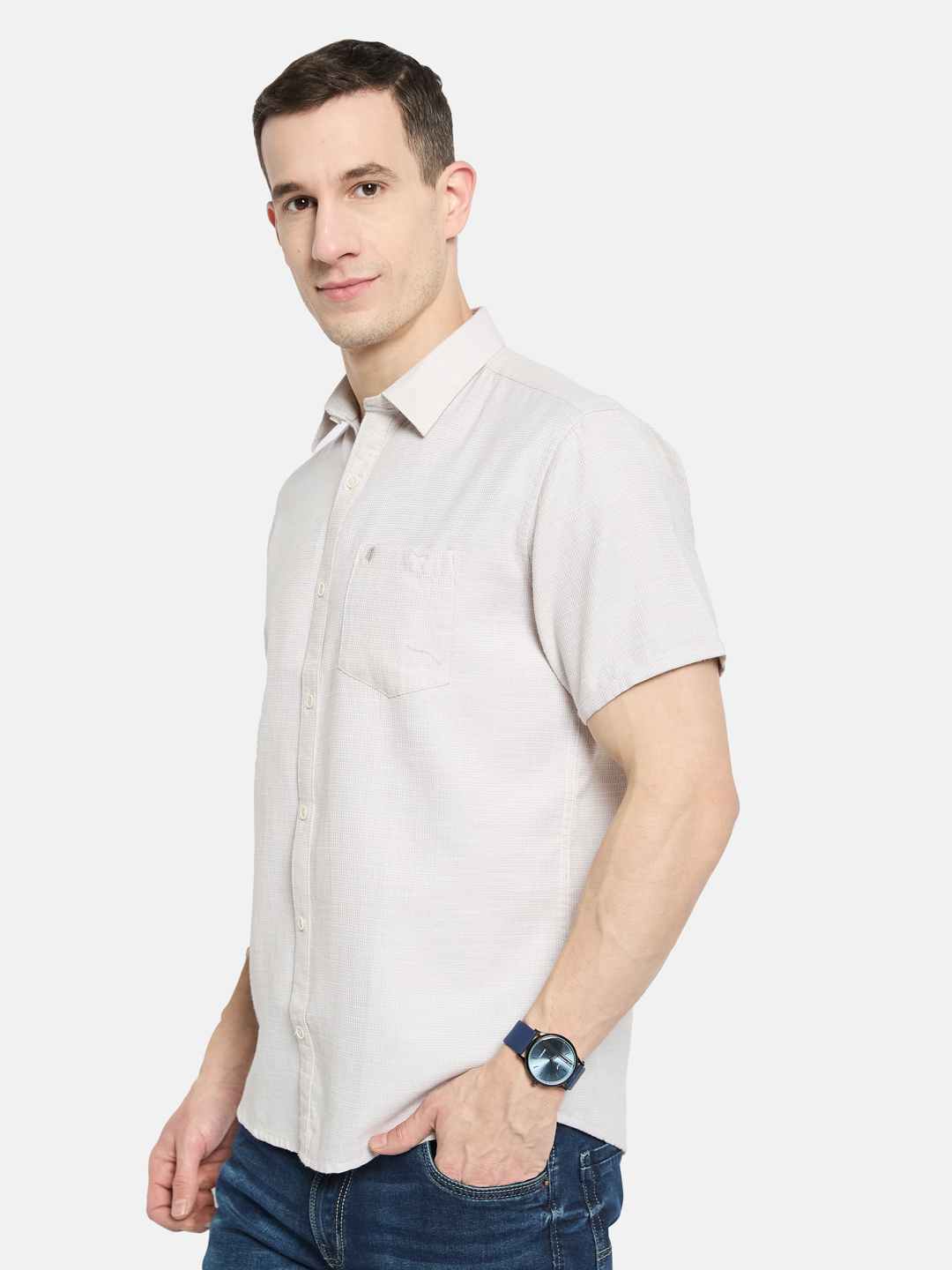 METTLE Men Opaque Casual Shirt