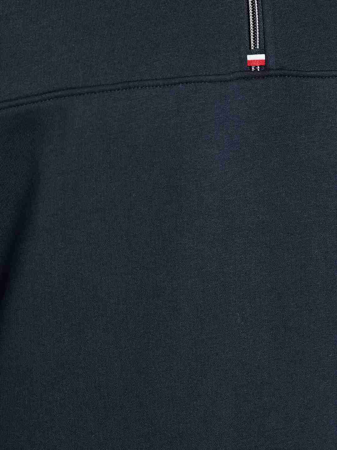 Octave Men Long Sleeves Mandarin Collar Front-Open Sweatshirt
