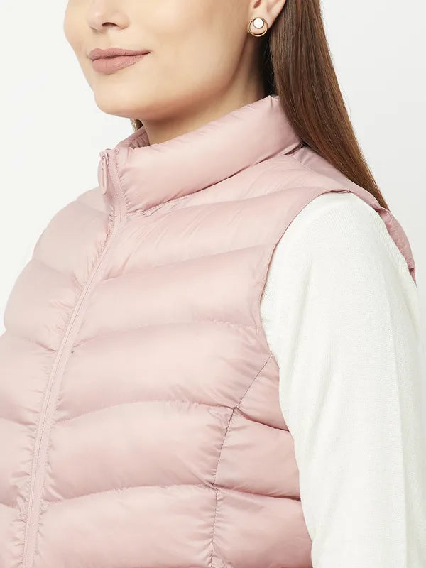 Women Blush Front Open Jackets