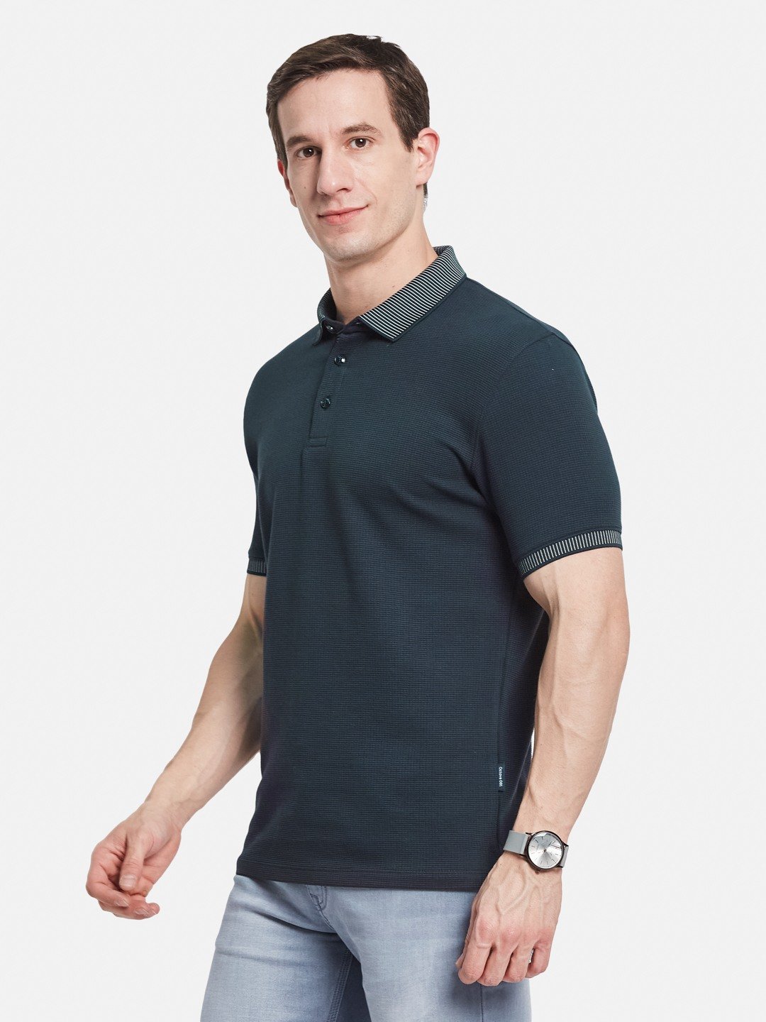 Octave Men Polo Collar T-shirt