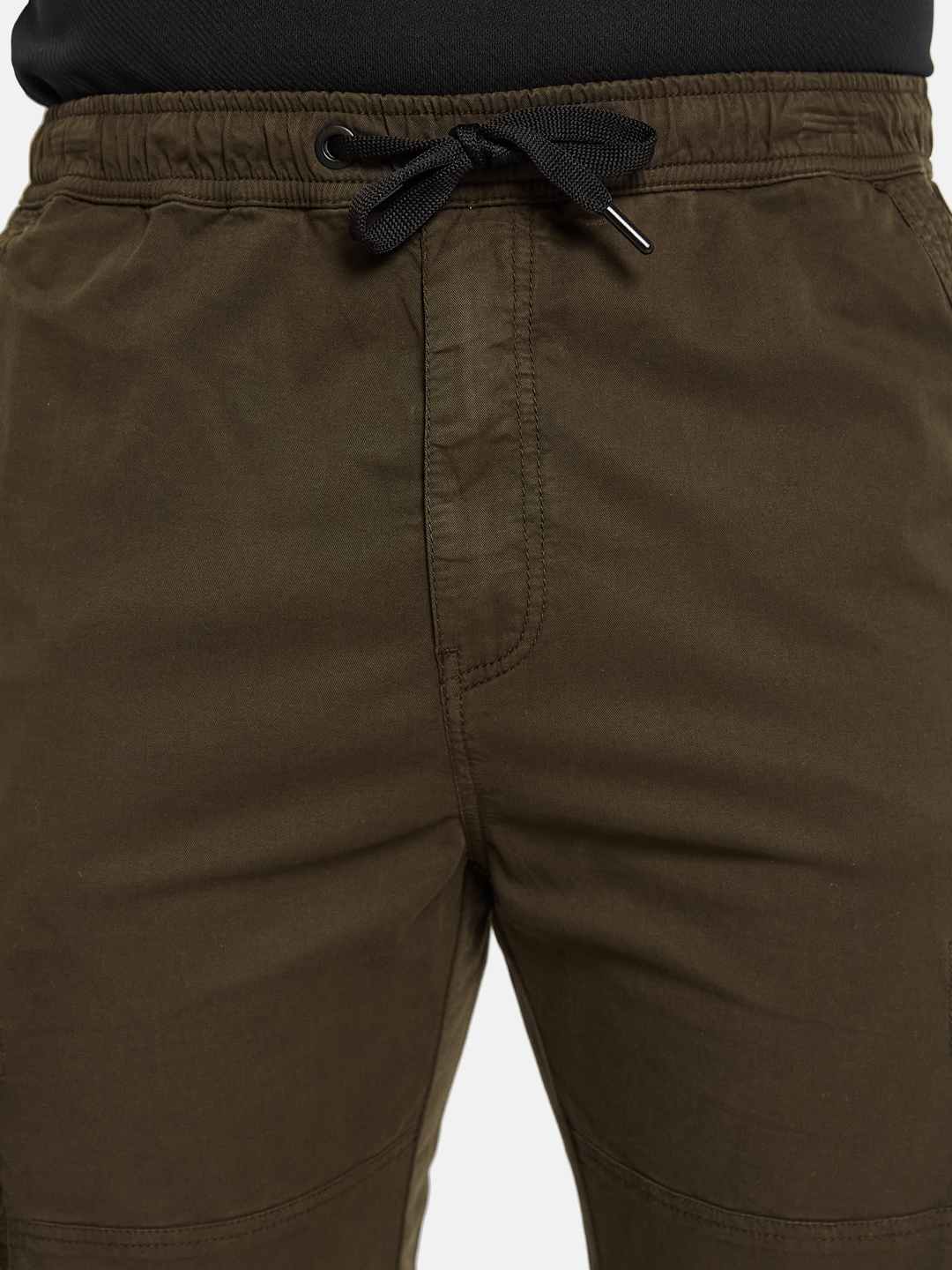 Octave Men Cotton Mid Rise Track Pants