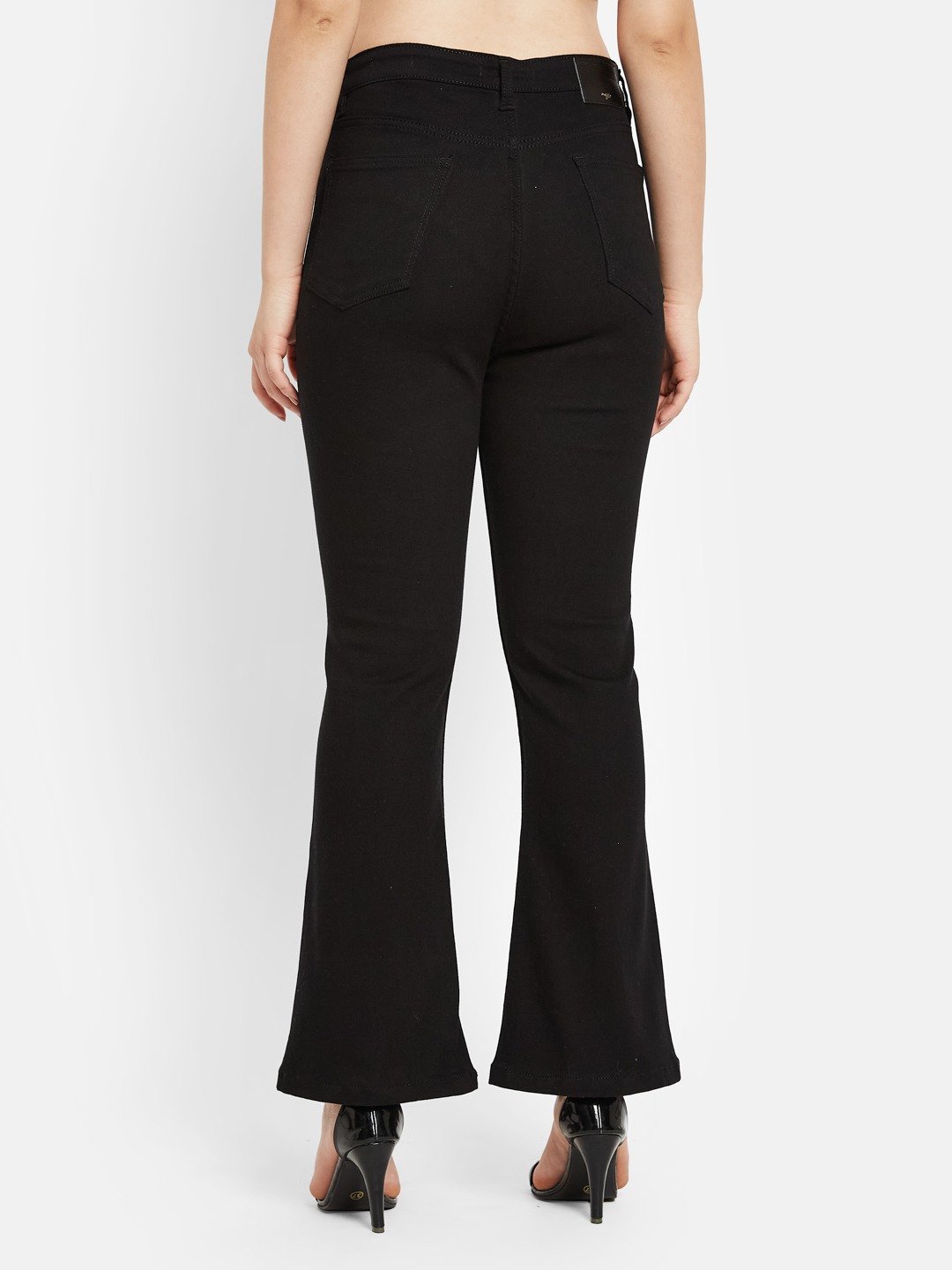 METTLE Women Light Fade Stretchable Bootcut Jeans