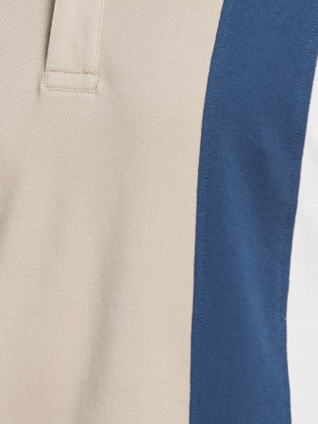 Octave Men Colourblocked Polo Collar T-shirt