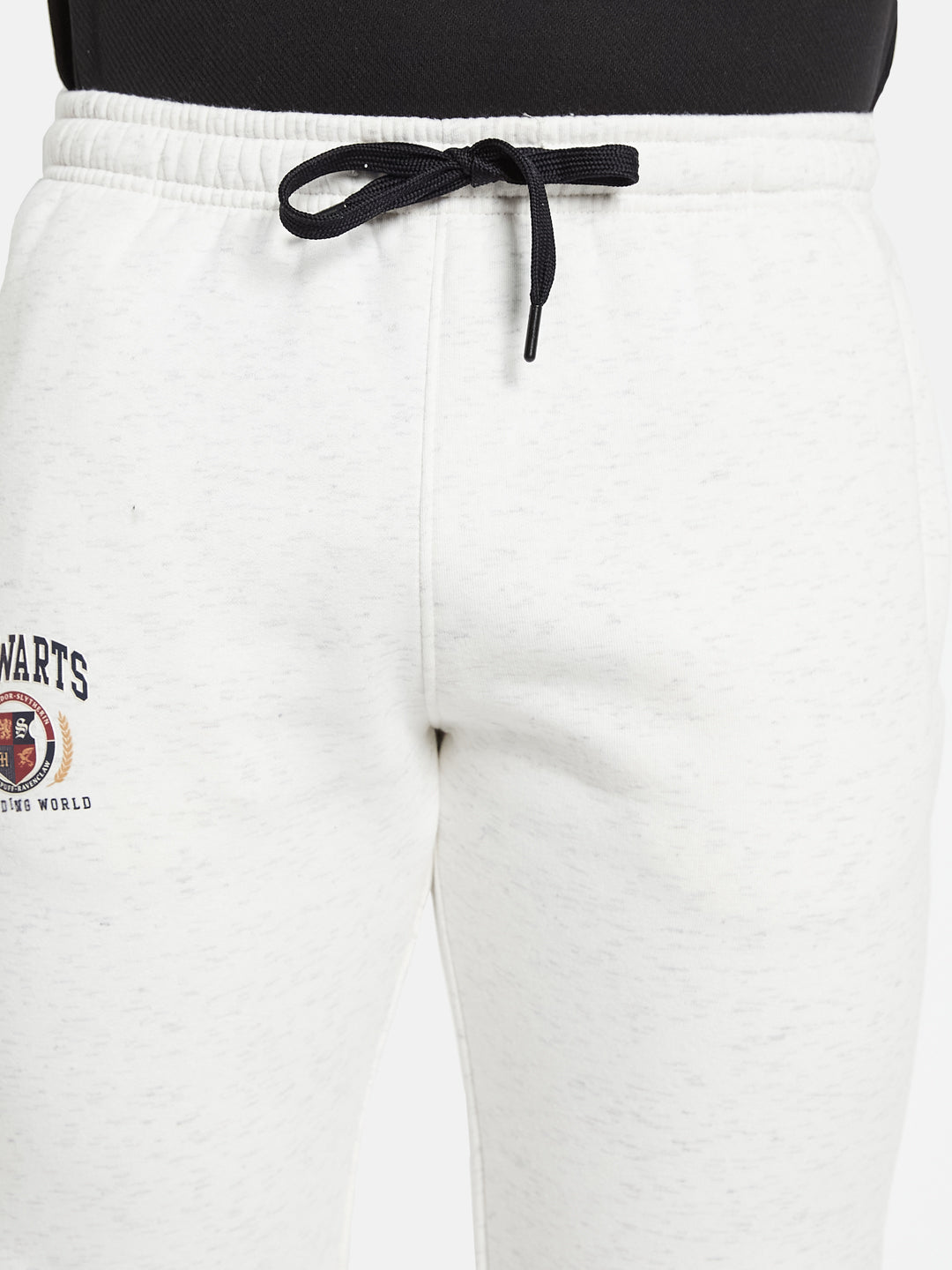 Octave Men Cotton Mid Rise Casual Solid Jogger