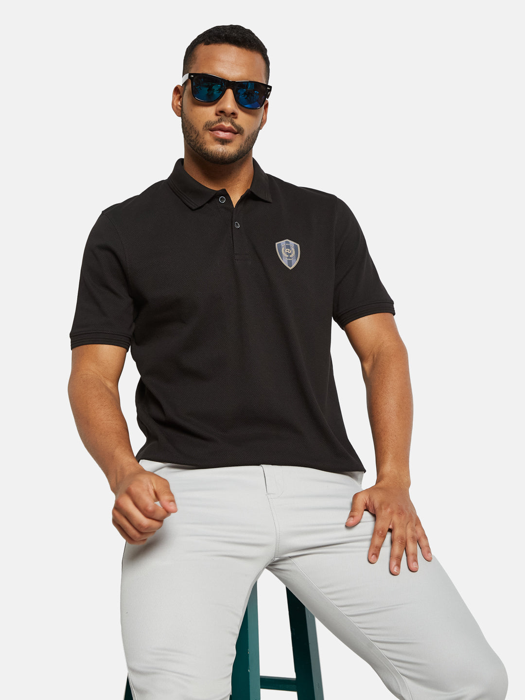 Octave Men Polo Collar T-shirt