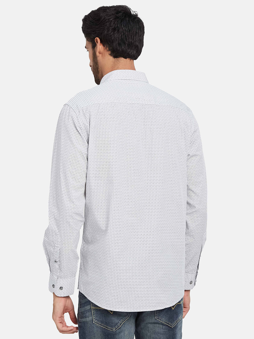 Mettle Micro Ditsy Printed Cotton Casual Shirt