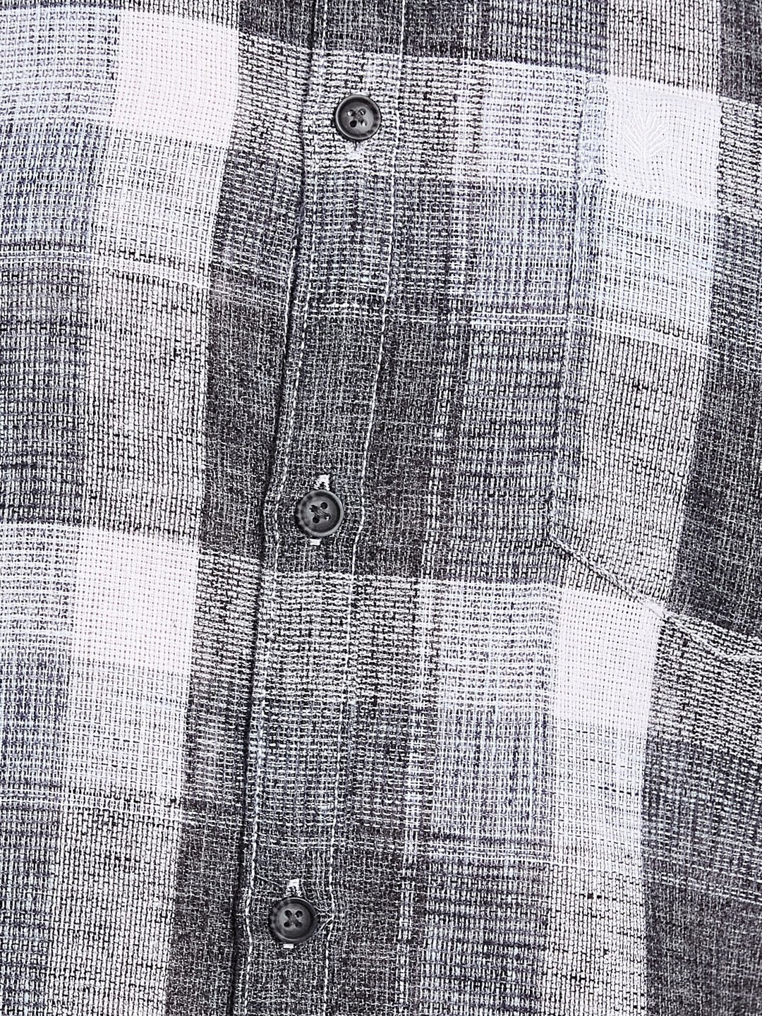 METTLE Men Opaque Checked Casual Shirt