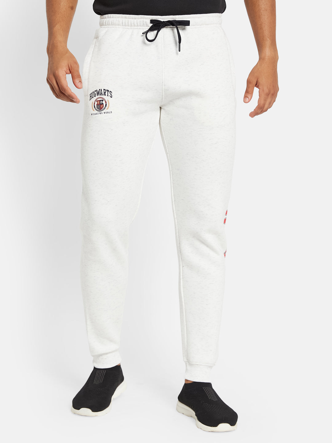 Octave Men Cotton Mid Rise Casual Solid Jogger