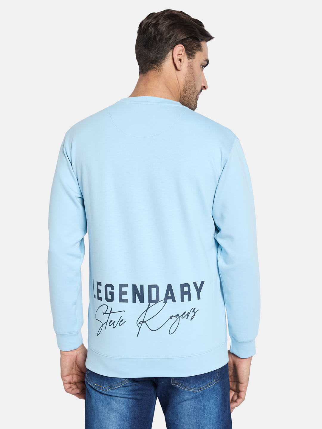 Octave Men Printed Pullover Sweatshirt