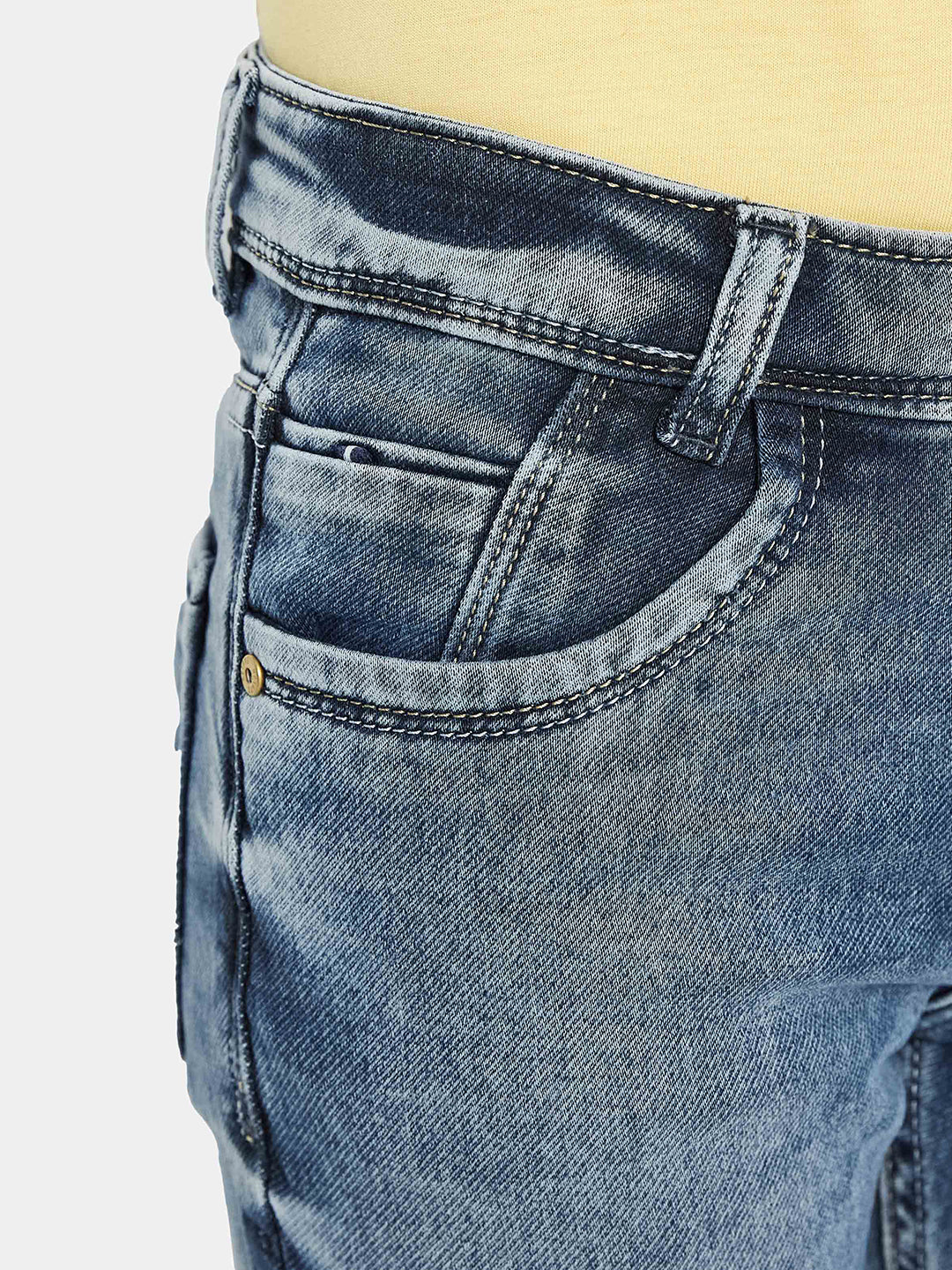 Octave Boys Clean Look Heavy Fade Stretchable Jeans