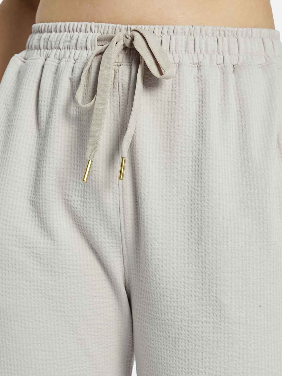 METTLE Women Textured Cotton Track Pants