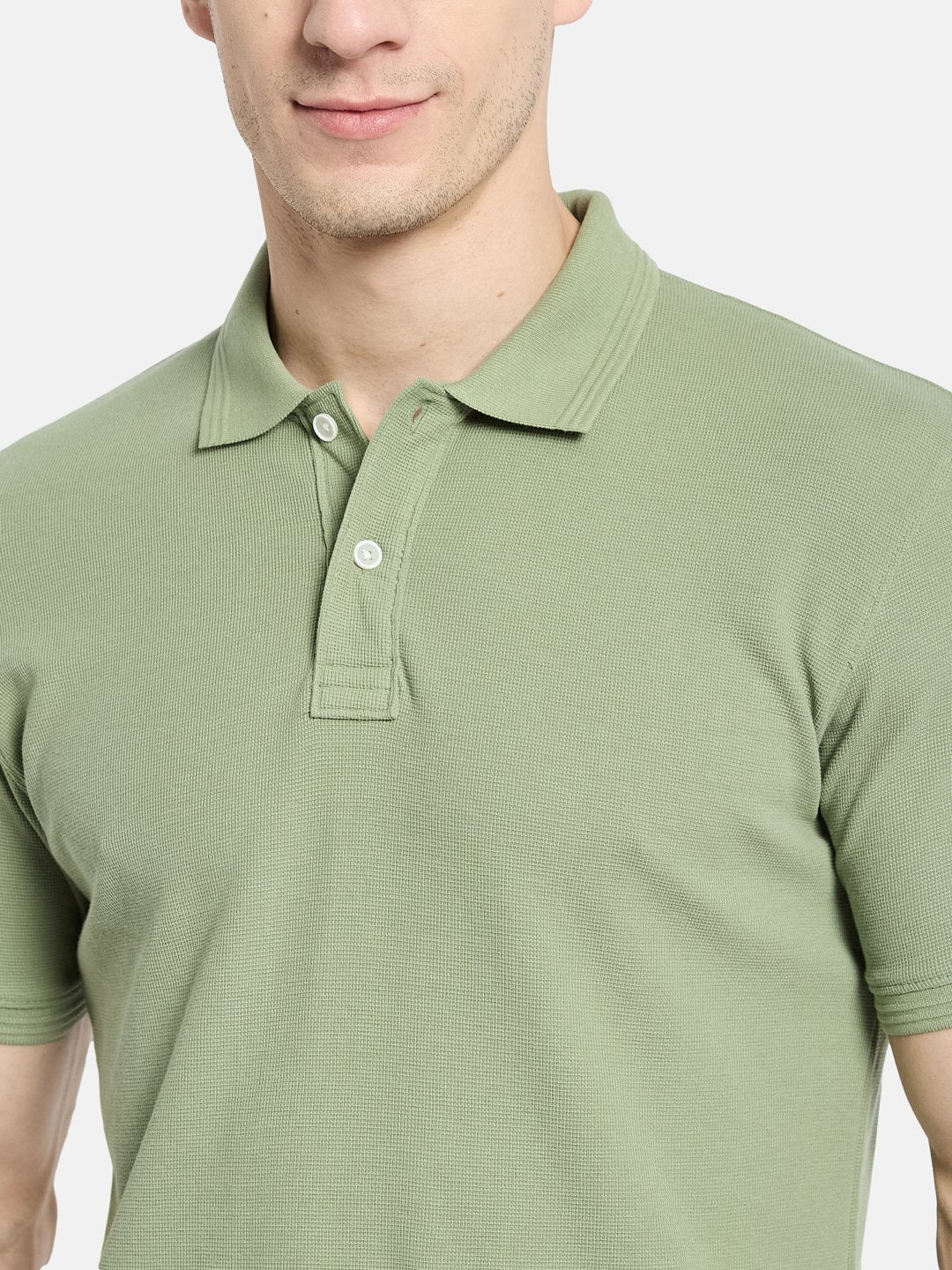 Octave Men Polo Collar T-shirt