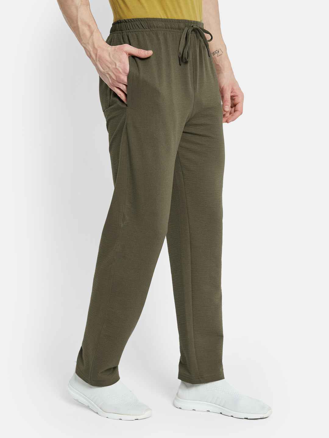 Octave Men Cotton Side Pockets Track Pants