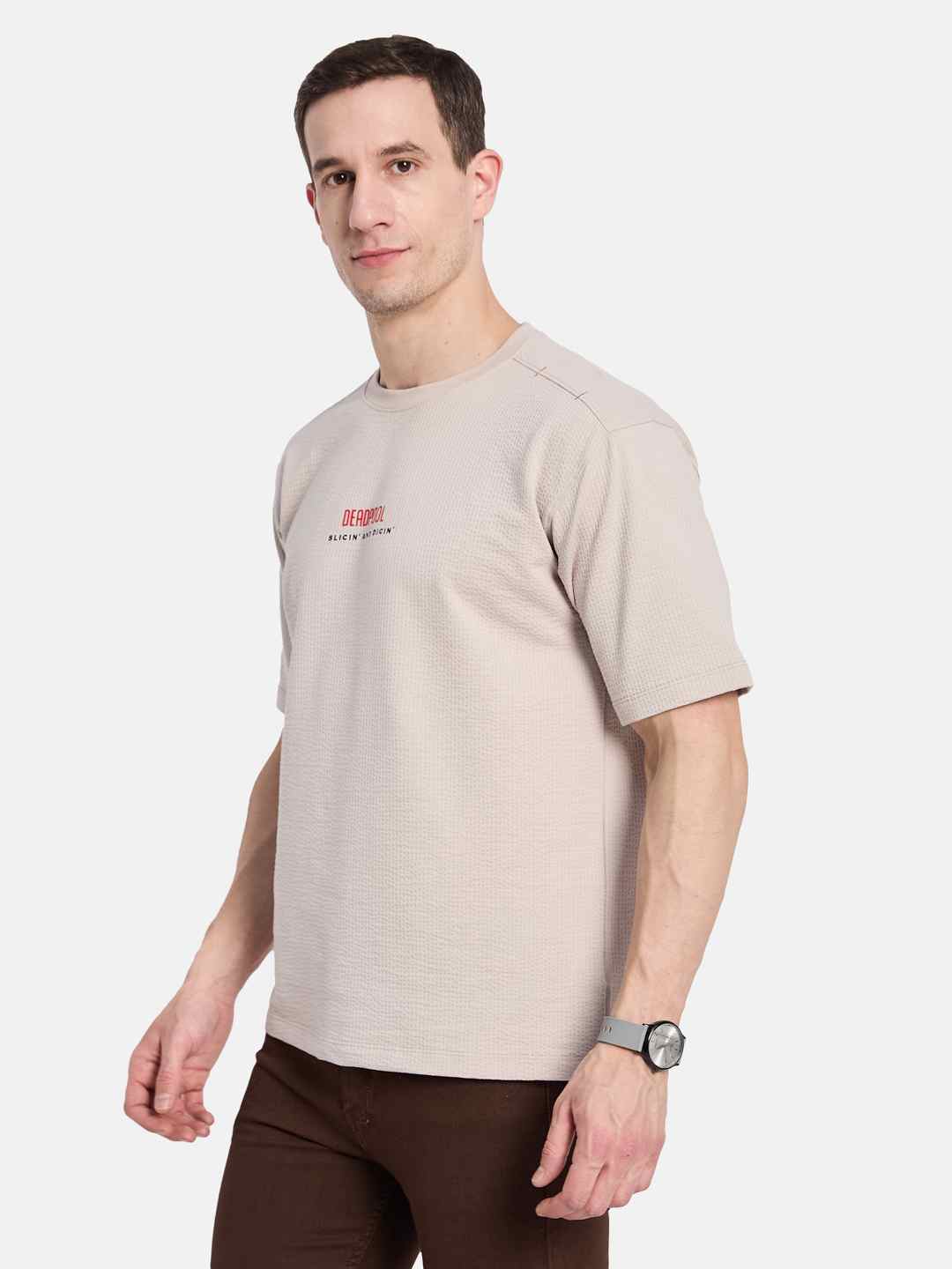 Octave Men Printed T-shirt