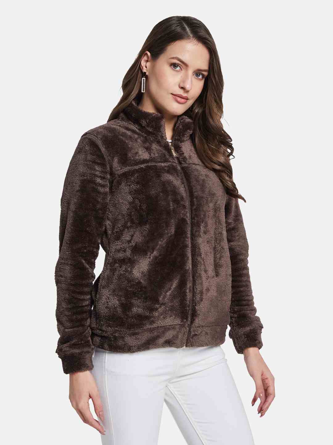 METTLE Women Front-Open Sweatshirt