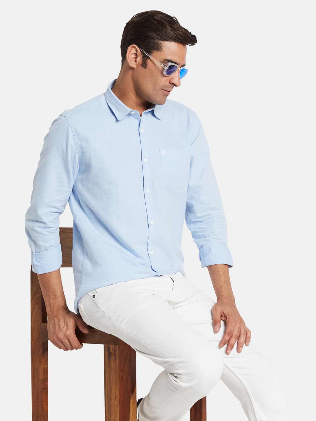 METTLE Men Opaque Casual Shirt