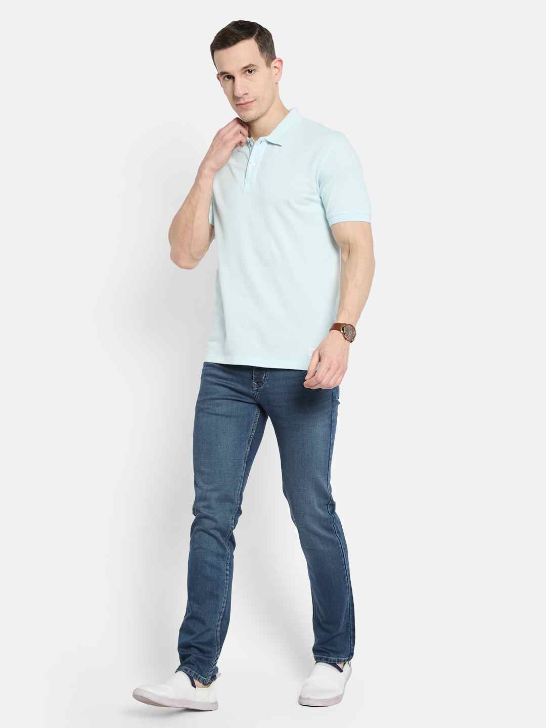 Octave Men Polo Collar T-shirt