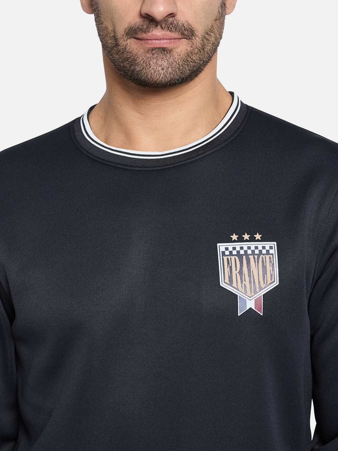 Octave Men Printed Pullover Sweatshirt