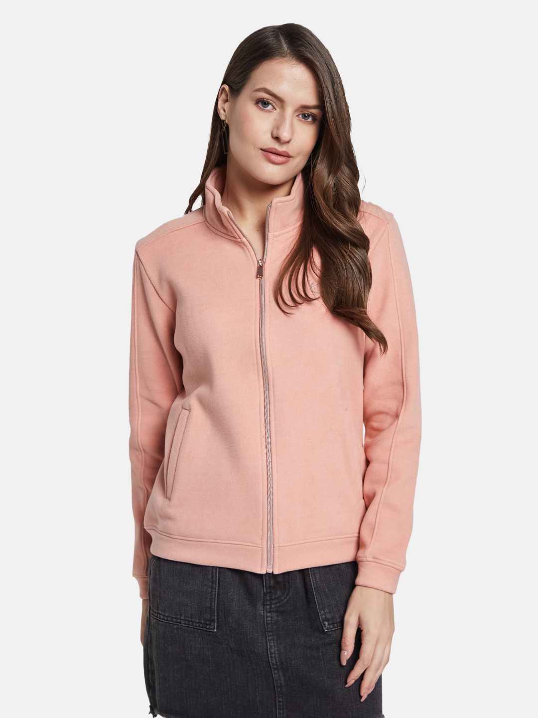 METTLE Women Front-Open Sweatshirt