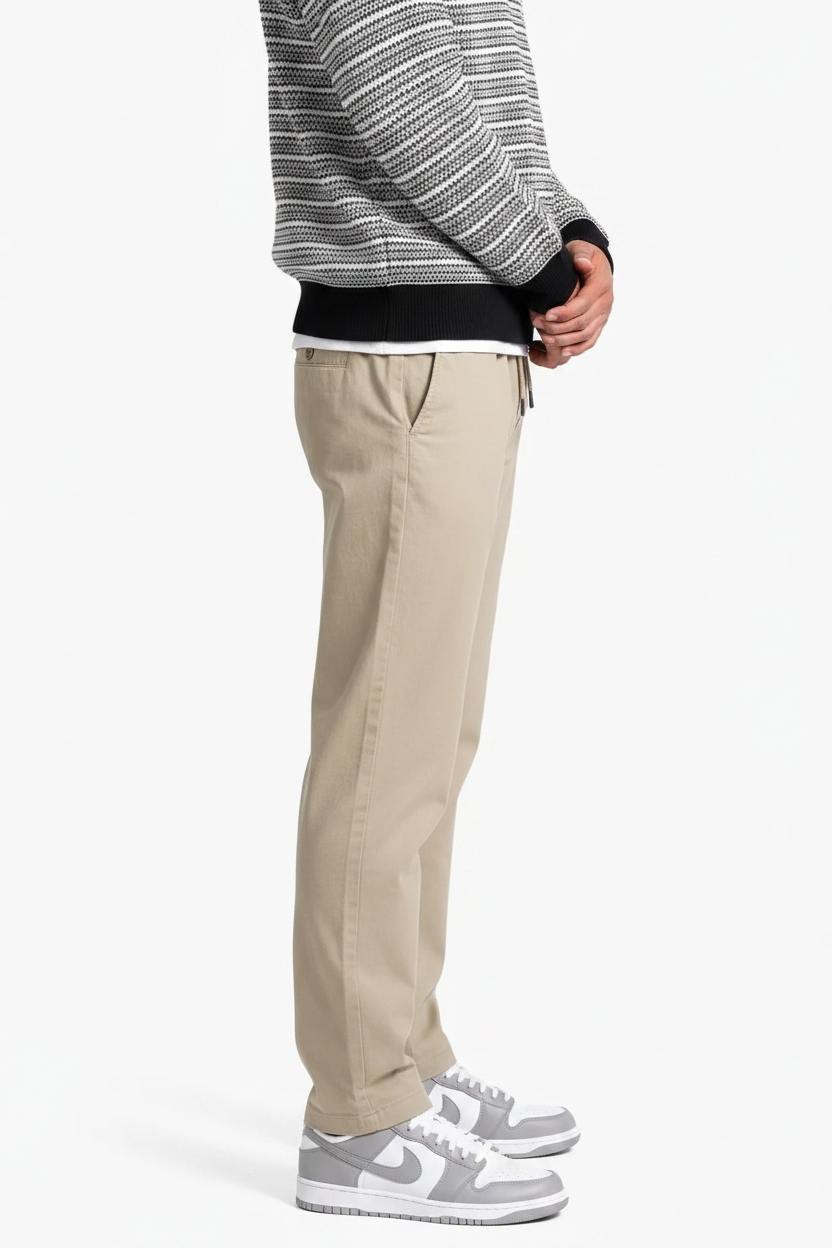 Men’s Safari Poplin Cotton Lycra Lower with Drawstring