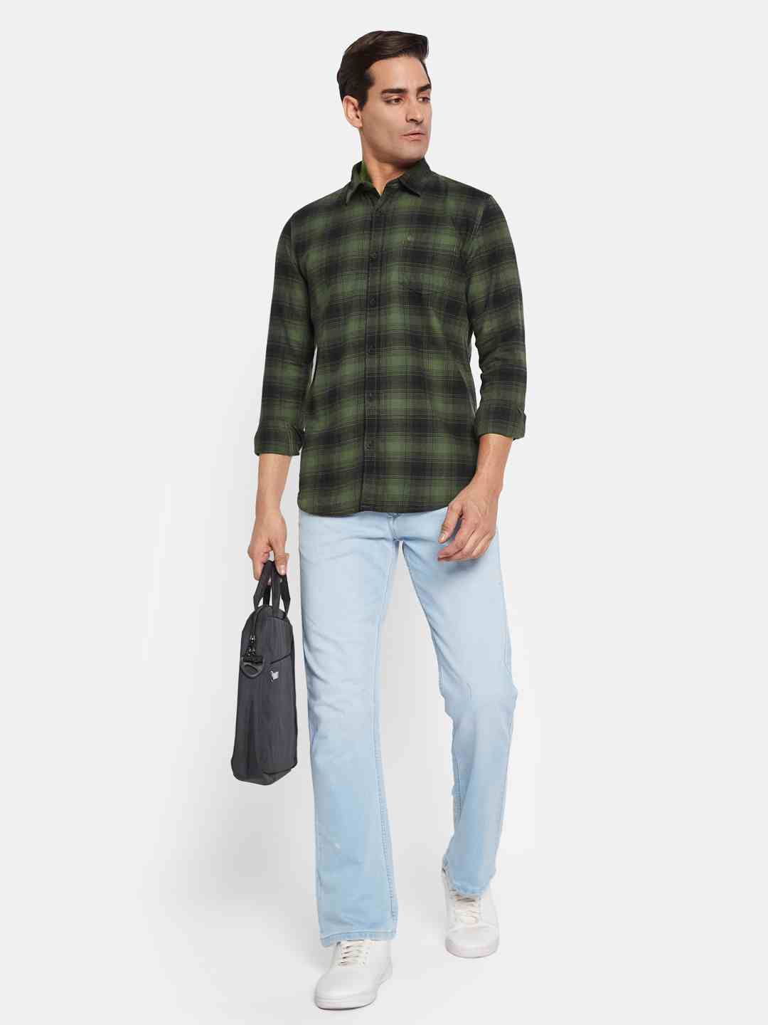 METTLE Men Multi Stripes Opaque Striped Casual Shirt
