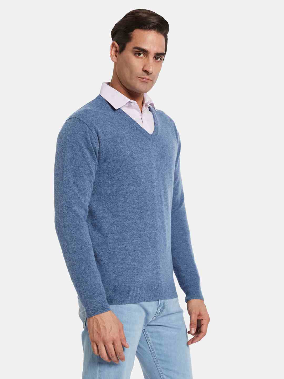 METTLE Men Woollen Pullover