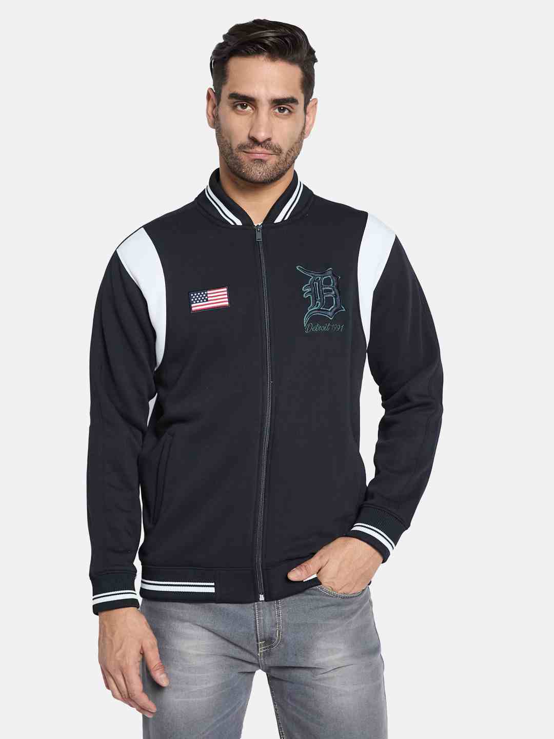 Octave Men Front-Open Sweatshirt